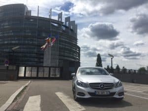 chauffeur VTC Parlement européen Alsace